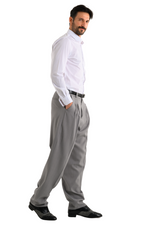 Load image into Gallery viewer, Light Grey Tango Pants With Four Pleats
