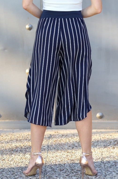 Striped Capri Pants