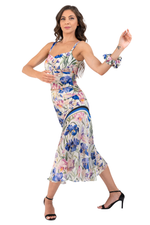 Load image into Gallery viewer, Iris Floral Print Scrunchie