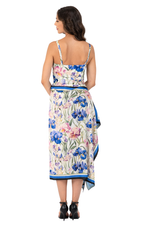 Load image into Gallery viewer, Iris Floral Print Handkerchief Tango Dress