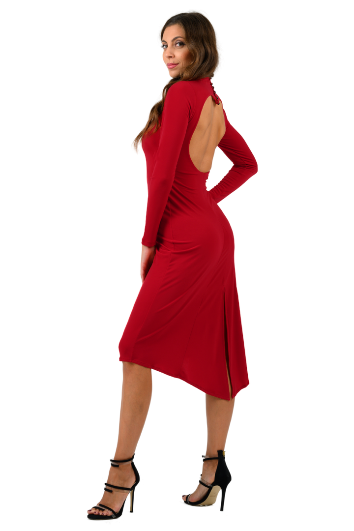 Tango Dress With Heart Cutout