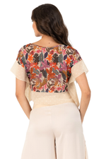 Load image into Gallery viewer, Jungle Print Boxy Crop Top