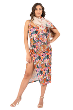 Load image into Gallery viewer, Jungle Print Carmen Tango Dress