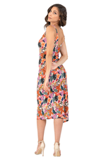 Load image into Gallery viewer, Jungle Print Carmen Tango Dress