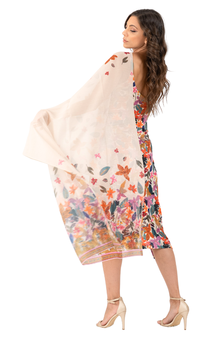 Jungle Print Georgette Scarf