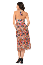 Load image into Gallery viewer, Jungle Print Handkerchief Georgette Skirt