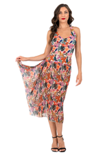 Load image into Gallery viewer, Jungle Print Handkerchief Georgette Skirt