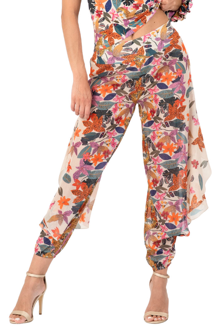 Jungle Print Harem Style Tango Pants