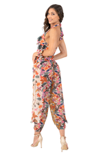 Load image into Gallery viewer, Jungle Print Adjustable Halterneck Top