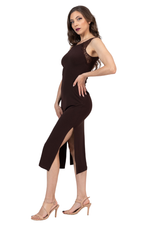 Load image into Gallery viewer, Keyhole Back Bodycon Dress With Lace