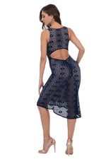 Load image into Gallery viewer, Lace Fishtail Keyhole Tango Dress
