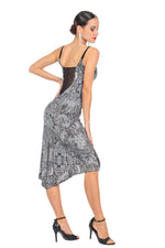 Load image into Gallery viewer, Lace Print Mesh Back Bodycon Tango Dress
