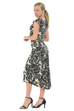 Load image into Gallery viewer, Lace Motif Print Crop Top