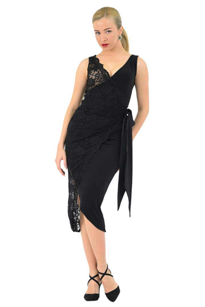 Lace Wrap Tango Dress