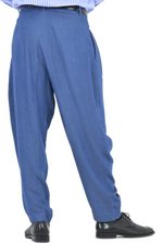 Load image into Gallery viewer, Lightweight Denim Tango Pants With Two Inverted Pleats
