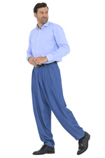 Load image into Gallery viewer, Lightweight Denim Tango Pants With Two Inverted Pleats
