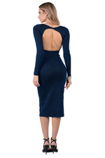 Load image into Gallery viewer, Long Sleeve Tango Dress With Open Back
