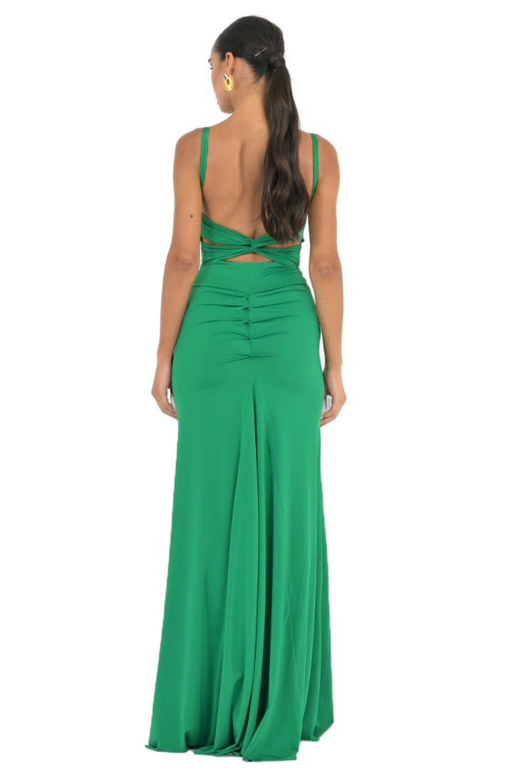 Low Twist Back Maxi Dress