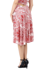 Load image into Gallery viewer, Mandala Print Tango Skirt With Rich Back Draping