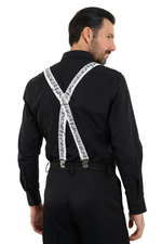 Load image into Gallery viewer, Music Notes Men&#39;s Adjustable Suspenders
