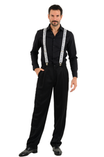 Load image into Gallery viewer, Music Notes Men&#39;s Adjustable Suspenders
