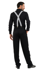 Load image into Gallery viewer, Music Notes Men&#39;s Adjustable Suspenders
