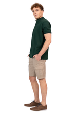 Load image into Gallery viewer, Men’s Cotton Mandarin Collar Polo