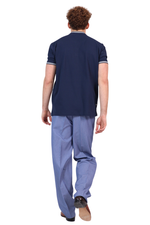 Load image into Gallery viewer, Men’s Cotton Mandarin Collar Polo
