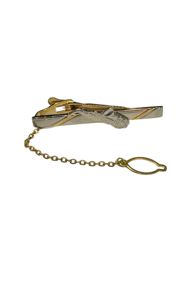 Men’s Saxophone Design Tie Clip