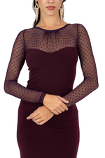 Load image into Gallery viewer, Mermaid Dress With Tulle Sleeves
