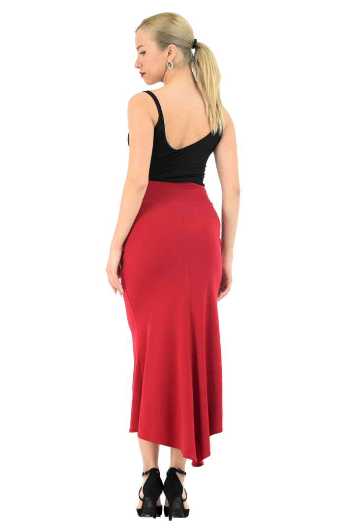 Midi Tango Skirt With Side Slit