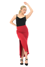 Load image into Gallery viewer, Midi Tango Skirt With Side Slit