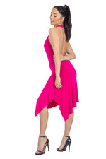Load image into Gallery viewer, Mini Asymmetric Dance Dress
