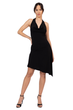 Load image into Gallery viewer, Mini Asymmetric Dance Dress