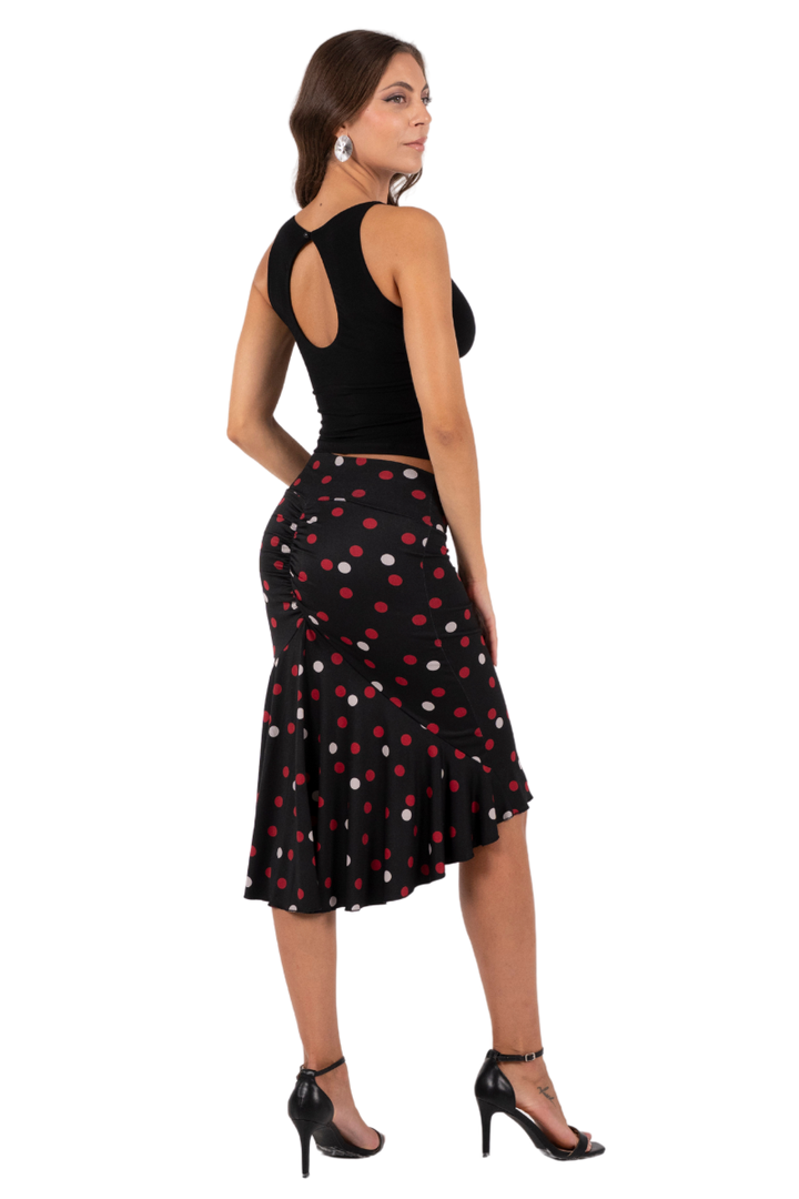 Mixed Polka Dot Mermaid Tango Skirt