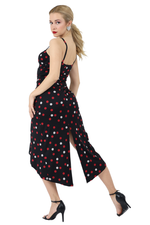 Load image into Gallery viewer, Mixed Polka Dot Dress With Twist Detail