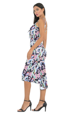 Load image into Gallery viewer, Multicolor Paisley Print Fishtail Dress
