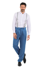 Load image into Gallery viewer, Music Notes Men&#39;s Adjustable Suspenders
