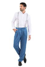 Load image into Gallery viewer, Music Notes Men&#39;s Adjustable Suspenders
