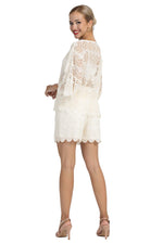 Load image into Gallery viewer, Off-White Lace Dance Shorts
