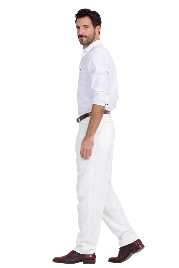 Off-White Men's Tango Pants With Three Pleats And Back Pockets