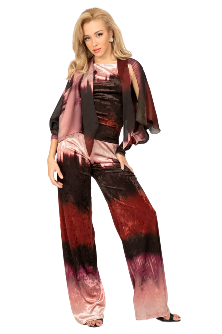 Ombré Muslin Cropped Cape