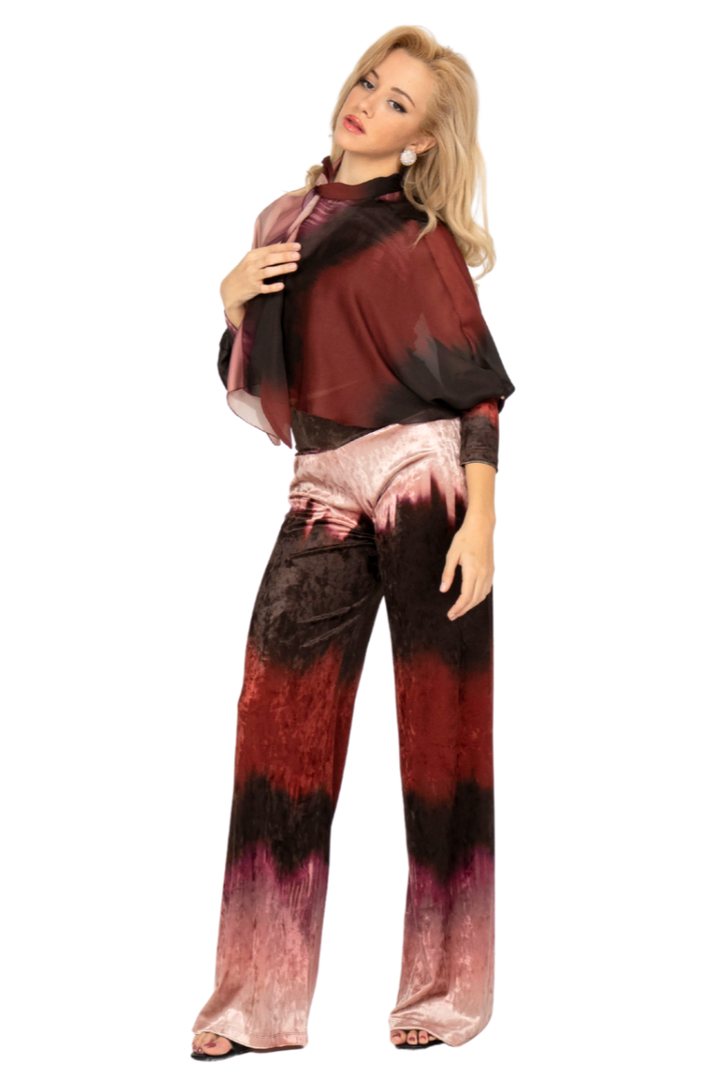 Ombré Muslin Cropped Cape