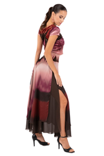 Load image into Gallery viewer, Ombré Muslin Two Layer Skirt