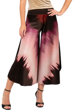Load image into Gallery viewer, Velvet Floral Print Wide-Leg Tango Pants (S,M)