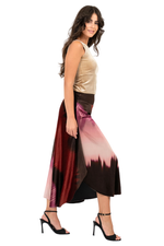 Load image into Gallery viewer, Velvet Floral Print Wide-Leg Tango Pants (S,M)