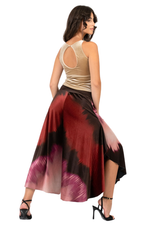 Load image into Gallery viewer, Velvet Floral Print Wide-Leg Tango Pants (S,M)