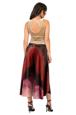 Load image into Gallery viewer, Velvet Floral Print Wide-Leg Tango Pants (S,M)