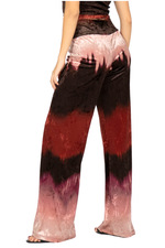 Load image into Gallery viewer, Ombré Velvet Wide Leg Pants