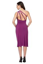 Load image into Gallery viewer, One Shoulder Bodysuit With Decorative Strappy Back